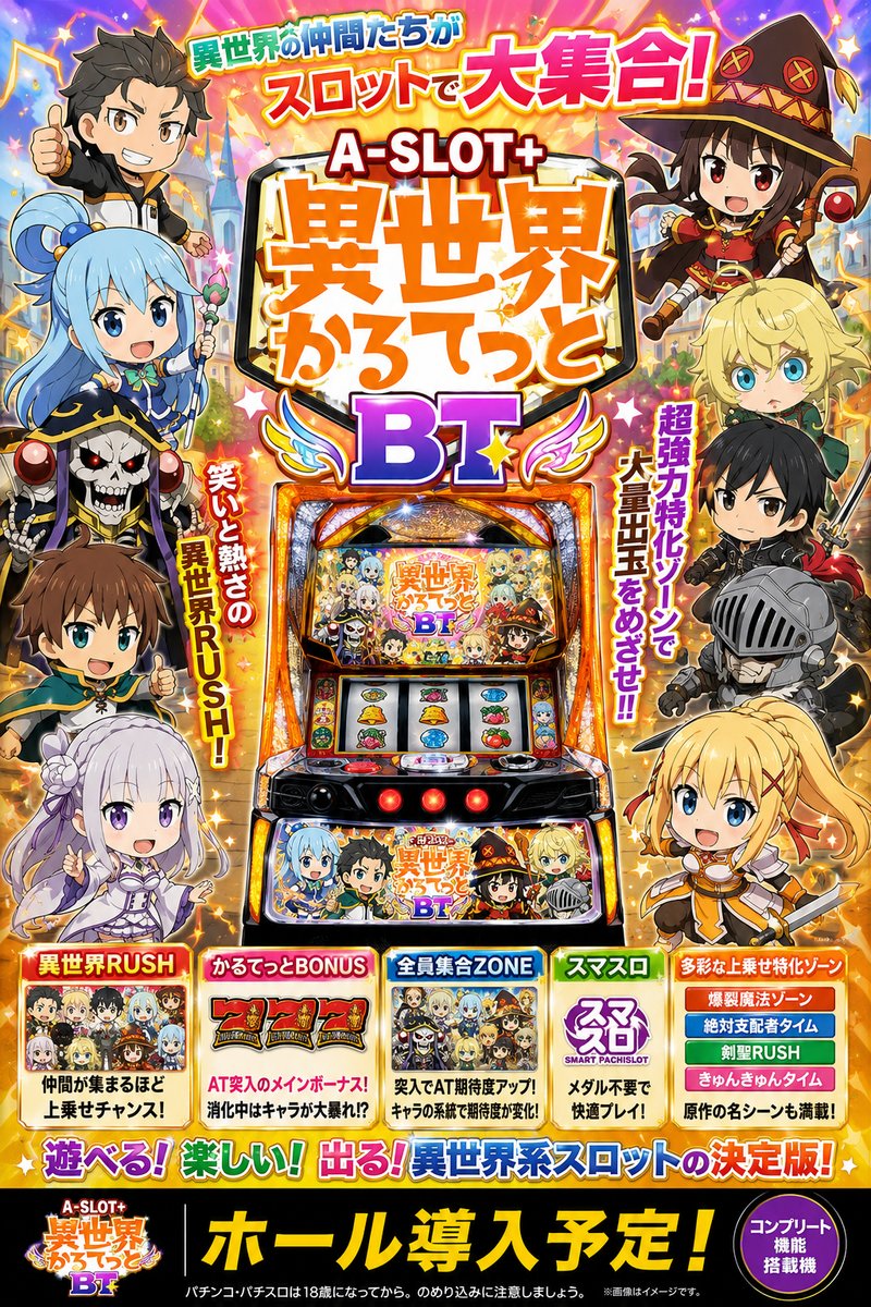 A-SLOT+ 異世界かるてっと BT