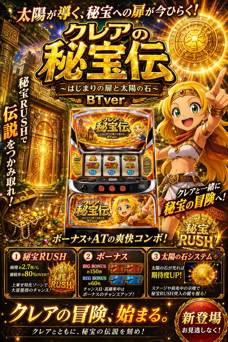クレアの秘宝伝〜はじまりの扉と太陽の石〜
