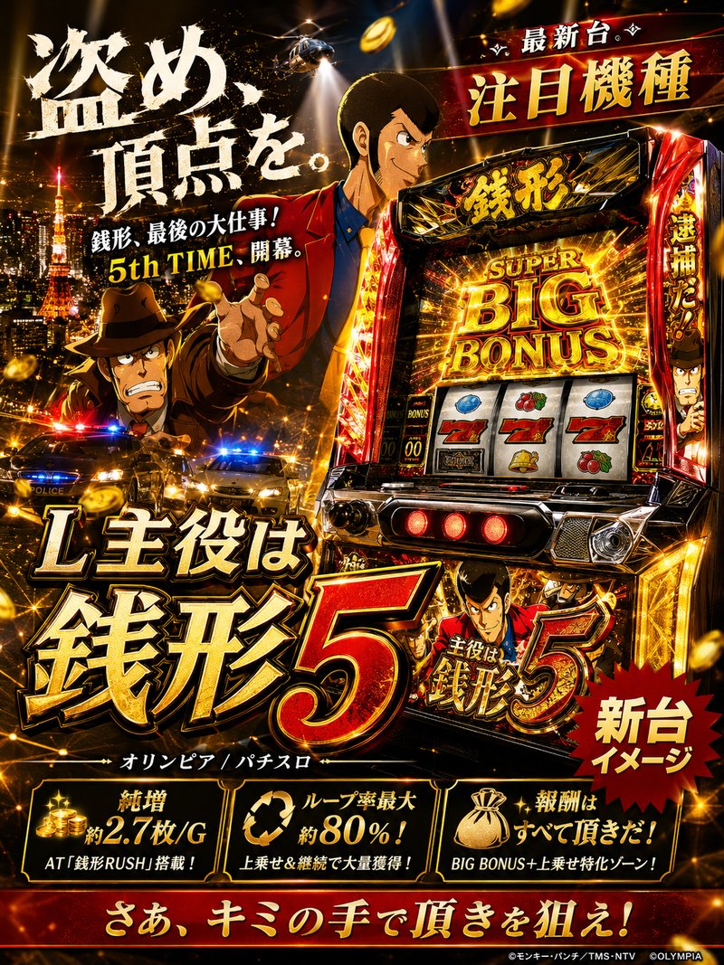 Ｌ主役は銭形５
