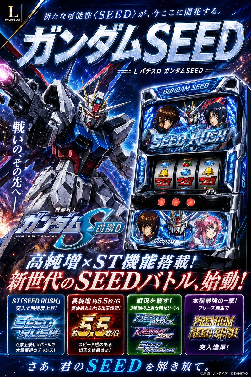 Ｌパチスロ　機動戦士ガンダムＳＥＥＤ