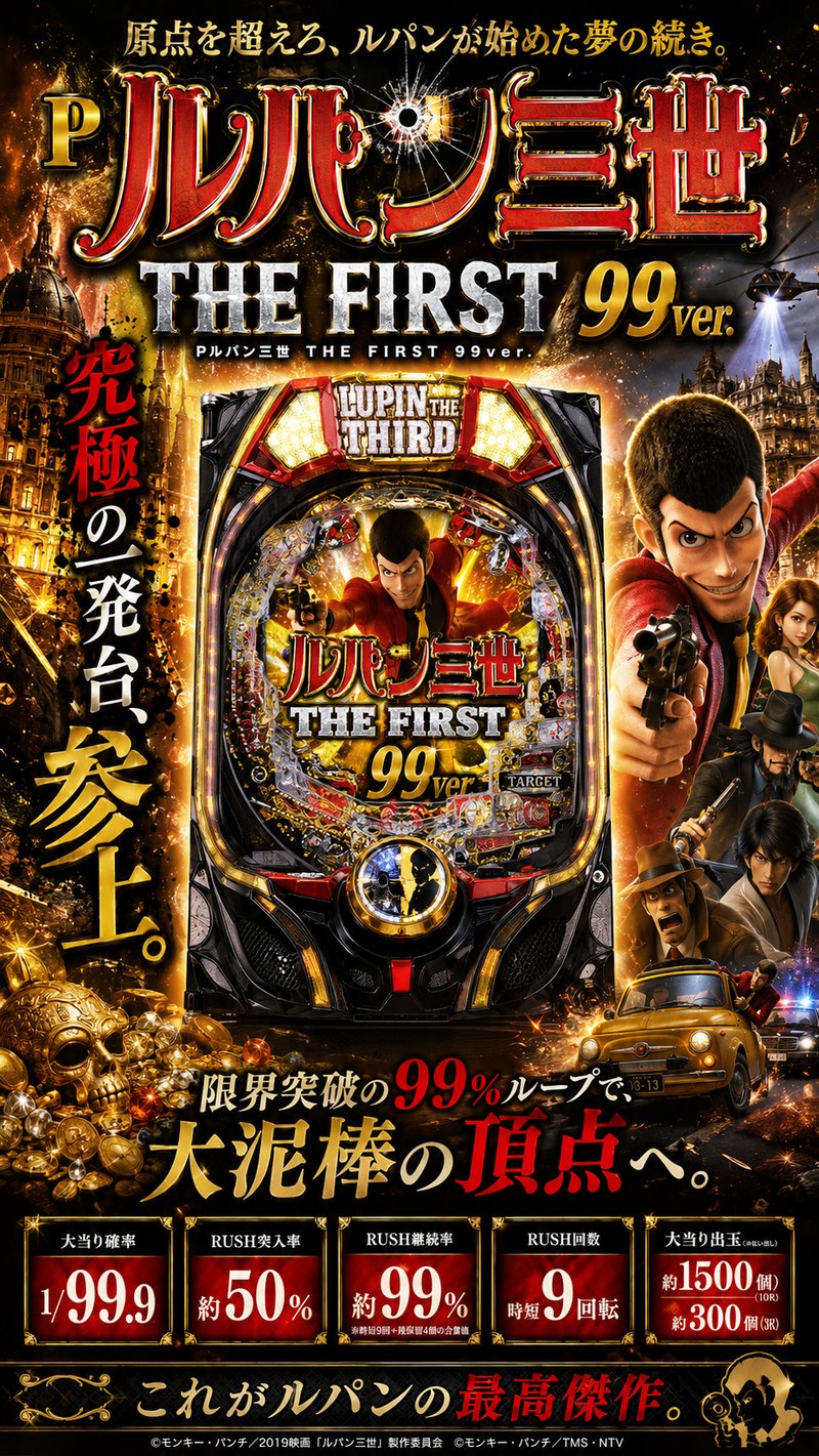 Ｐルパン三世　ＴＨＥ　ＦＩＲＳＴ　９９ｖｅｒ．