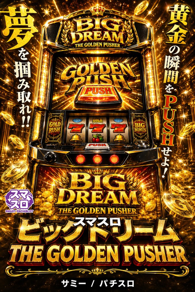 スマスロ　ビッグドリーム　ＴＨＥ　ＧＯＬＤＥＮ　ＰＵＳＨＥＲ