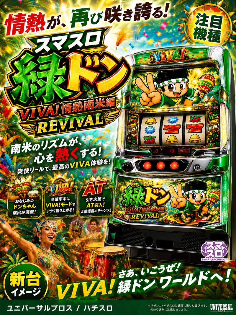 スマスロ　緑ドン　ＶＩＶＡ！情熱南米編　ＲＥＶＩＶＡＬ
