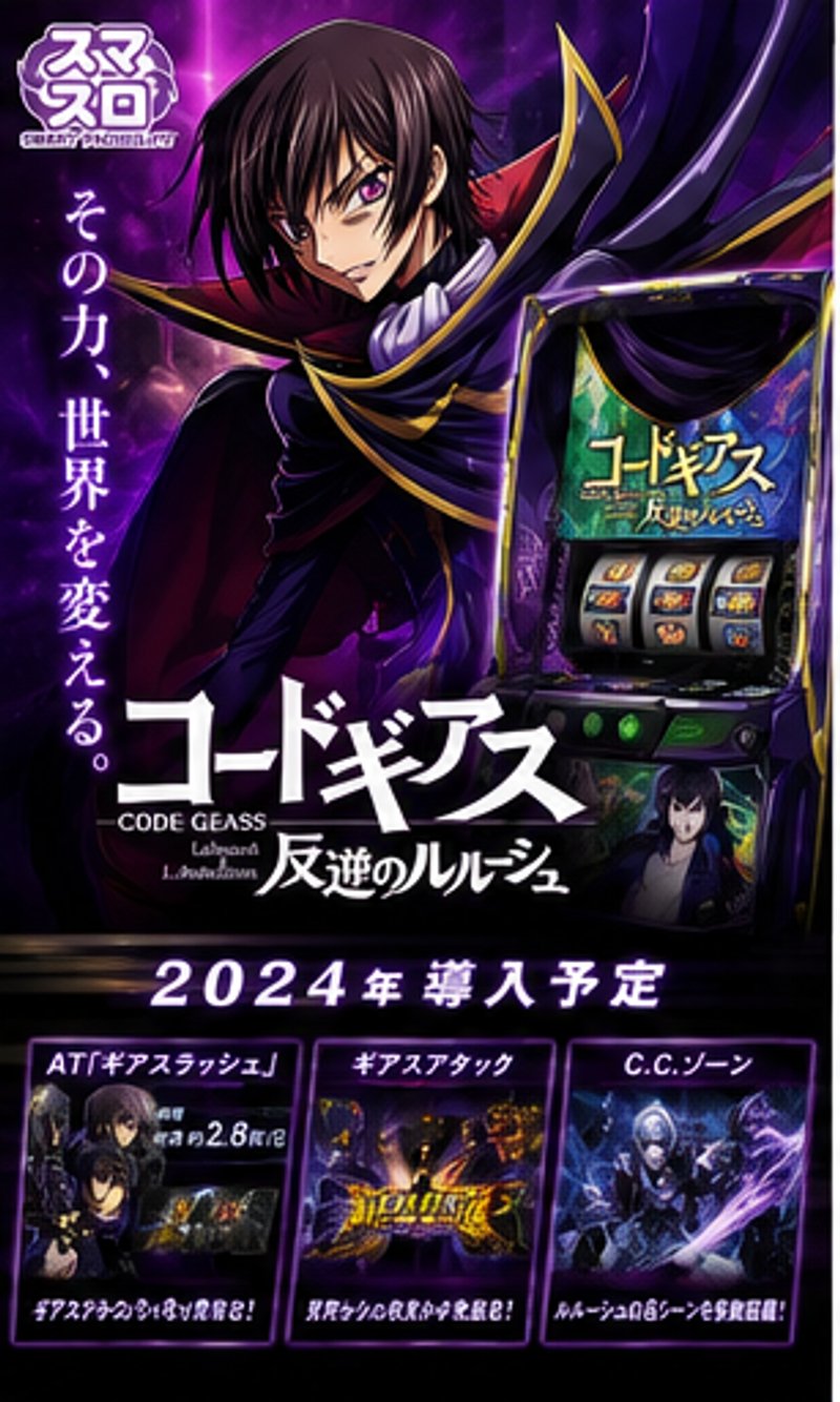 スマスロ　コードギアス　反逆のルルーシュ／復活のルルーシュ - 機種画像