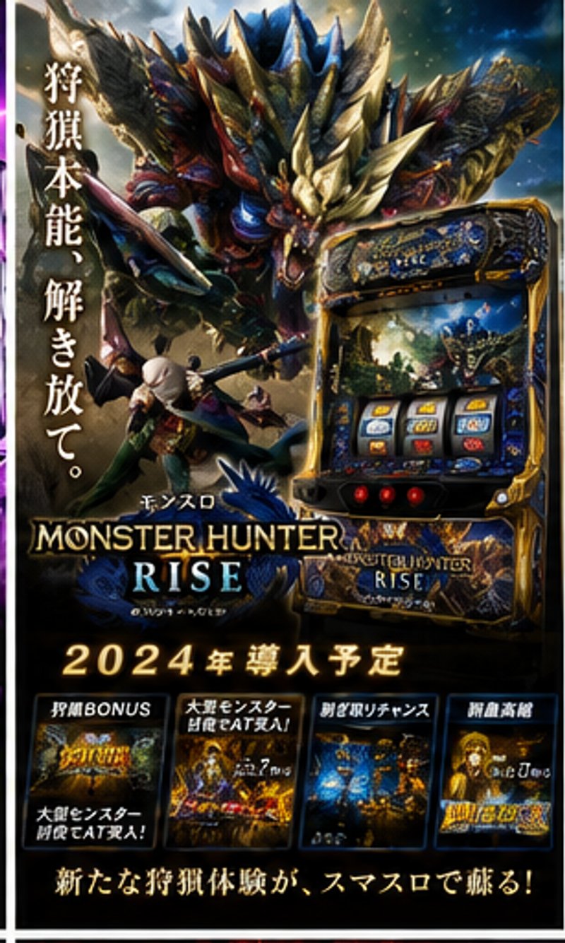 スマスロ　モンスターハンターライズ - 機種画像