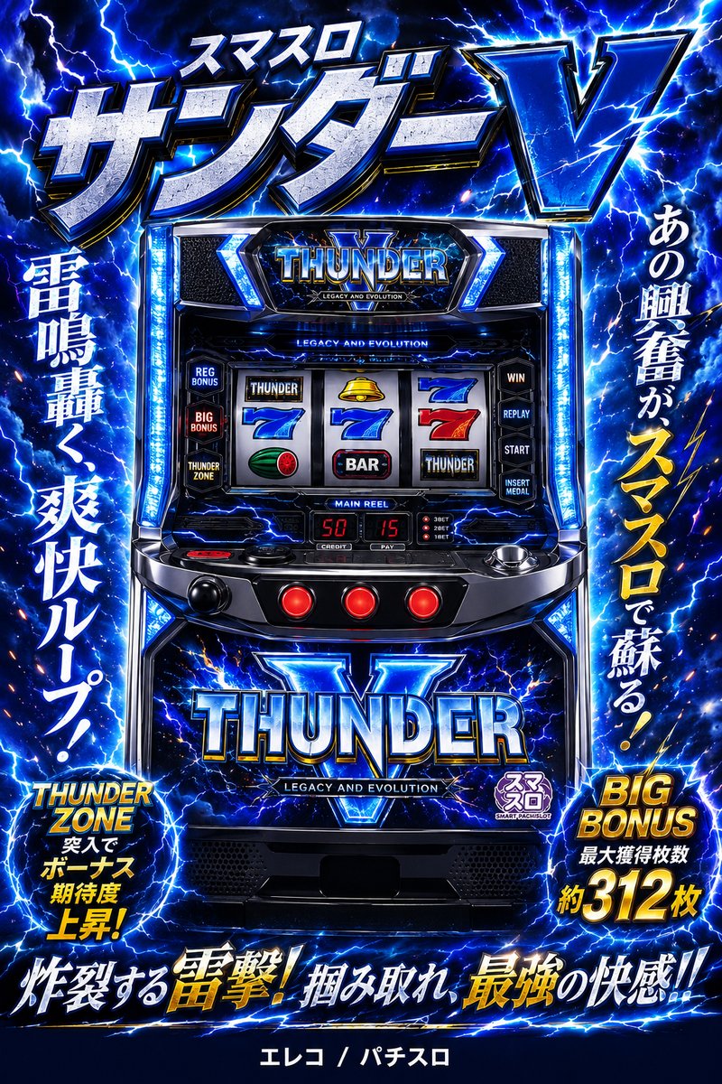 スマスロ　サンダーＶ