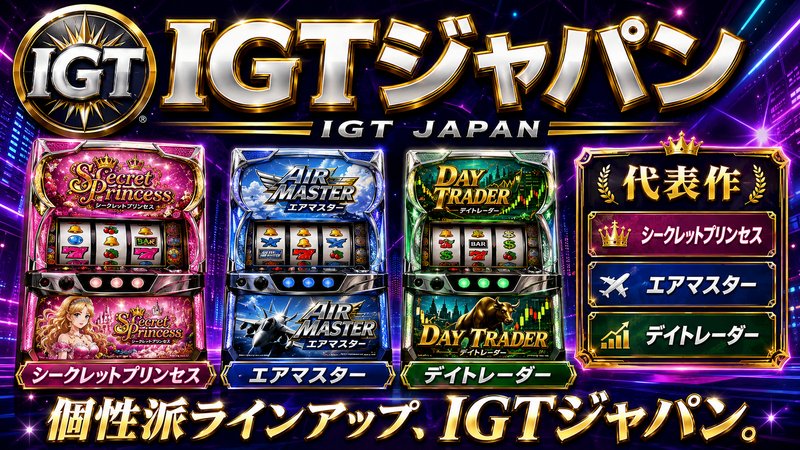 IGTジャパン メーカー