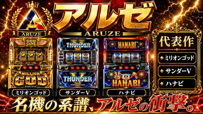 アルゼ メーカー
