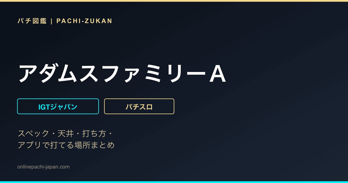 アダムスファミリーＡ