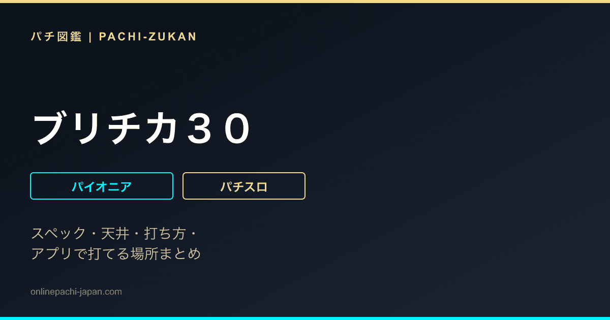 ブリチカ３０