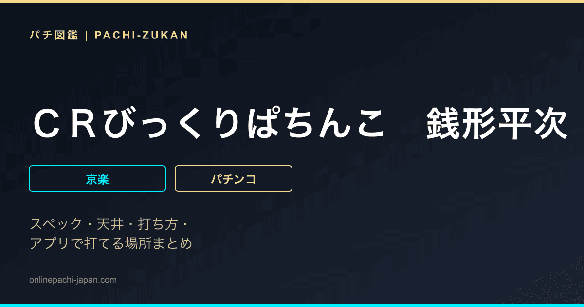 ＣＲびっくりぱちんこ　銭形平次　ｗｉｔｈ　チームＺ