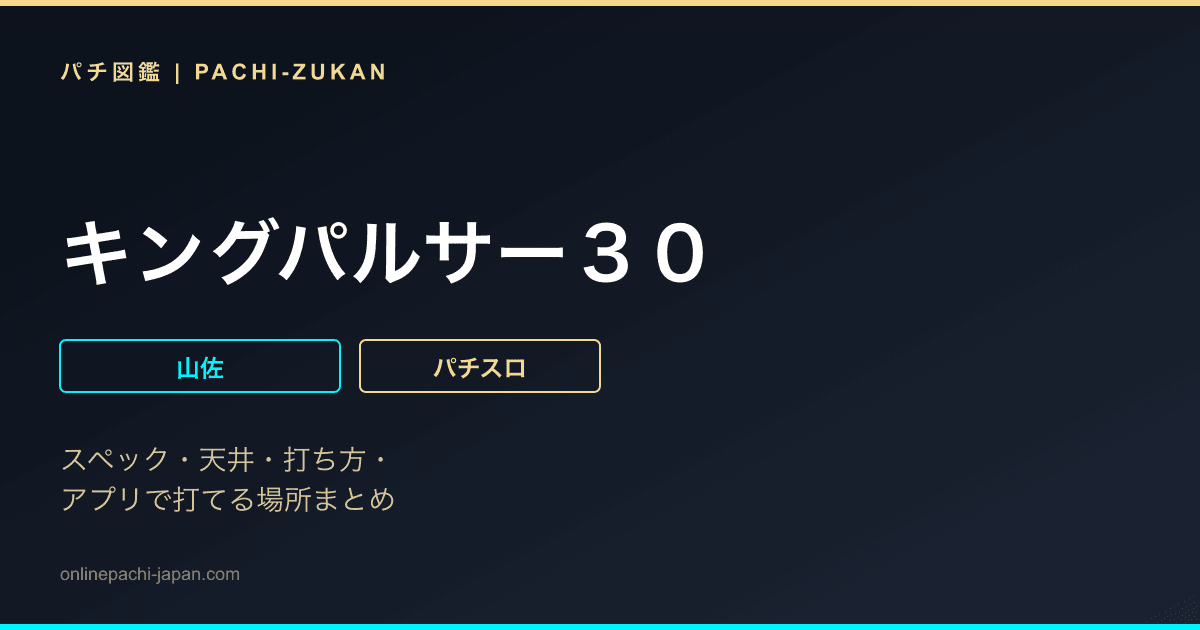 キングパルサー３０