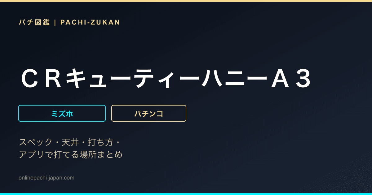ＣＲキューティーハニーＡ３