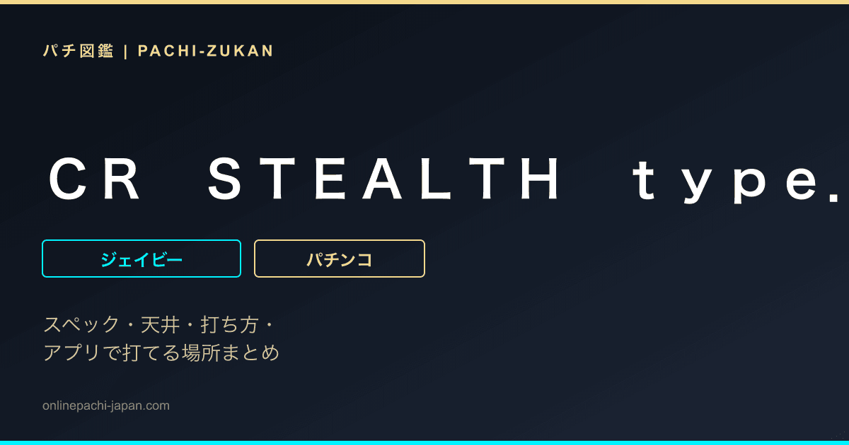 ＣＲ　ＳＴＥＡＬＴＨ　ｔｙｐｅ．ＩＩＩ