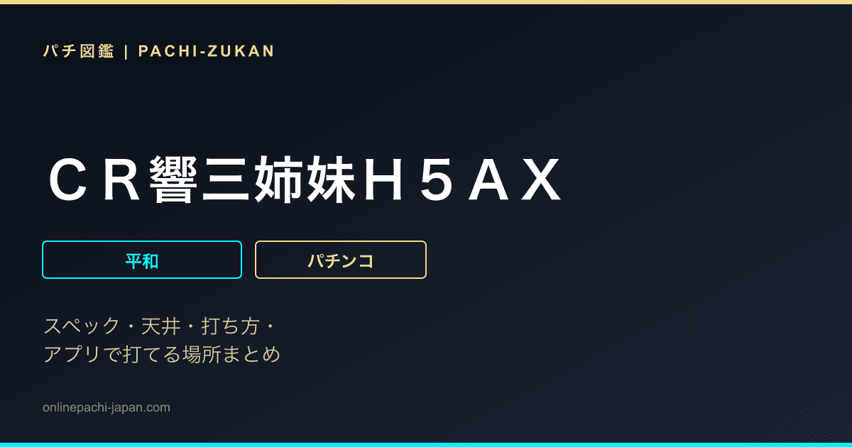ＣＲ響三姉妹Ｈ５ＡＸ