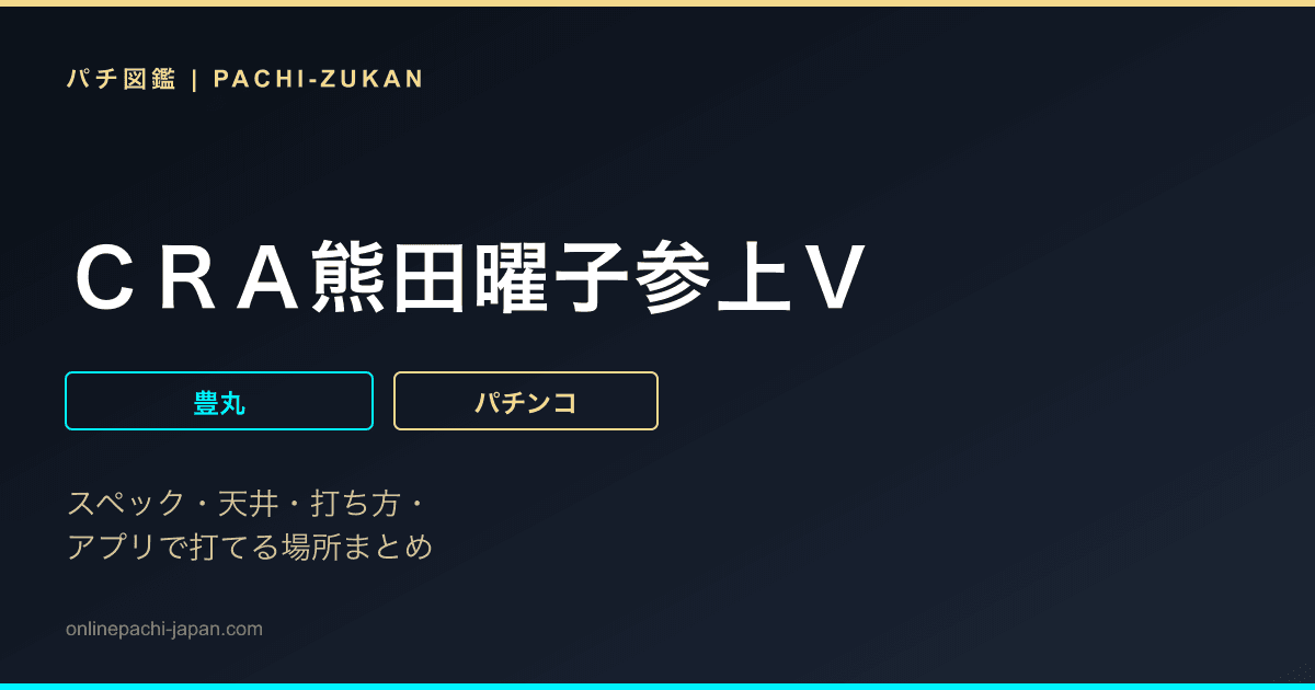 ＣＲＡ熊田曜子参上Ｖ