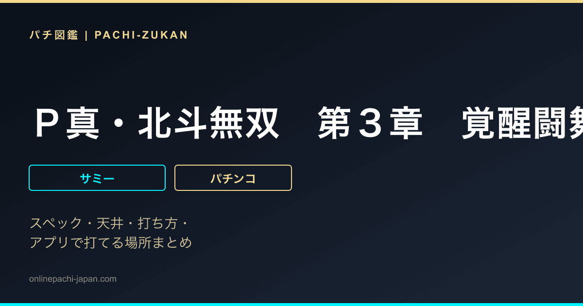 Ｐ真・北斗無双　第３章　覚醒闘舞