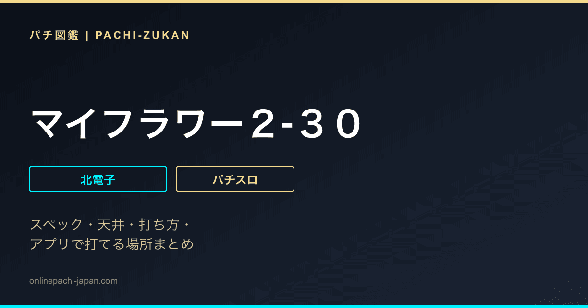 マイフラワー２‐３０