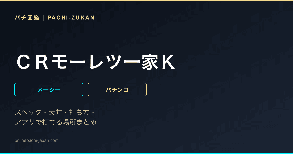 ＣＲモーレツ一家Ｋ