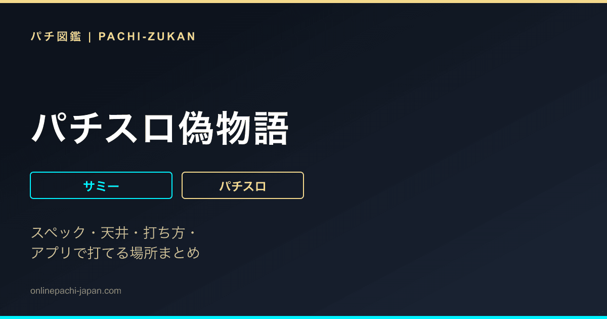 パチスロ偽物語
