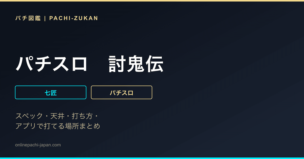 パチスロ　討鬼伝