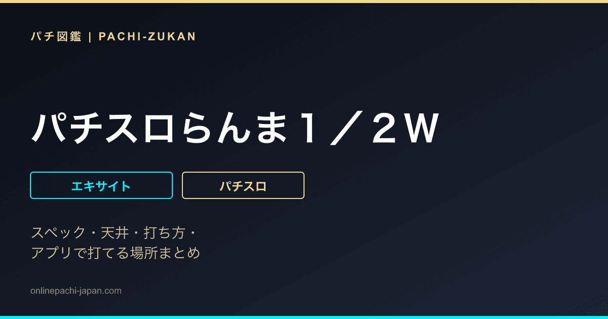 パチスロらんま１／２Ｗ