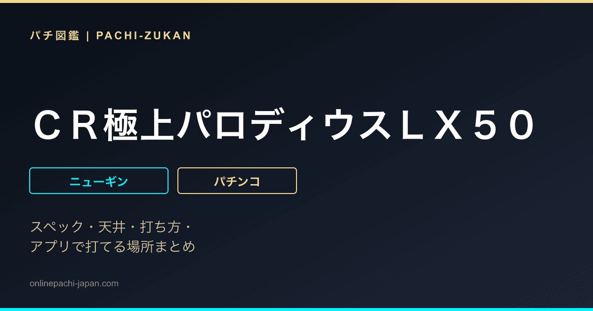 ＣＲ極上パロディウスＬＸ５０
