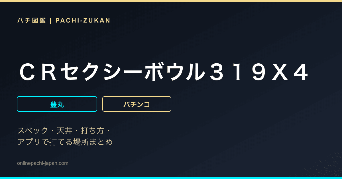 ＣＲセクシーボウル３１９Ｘ４