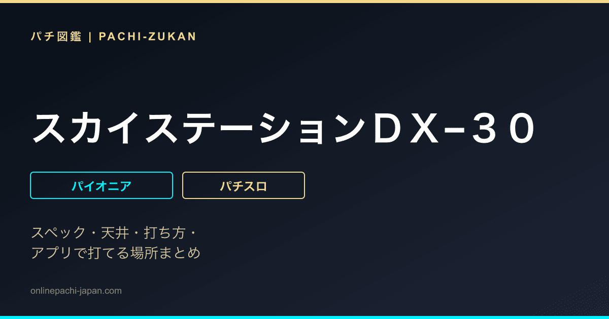 スカイステーションＤＸ−３０