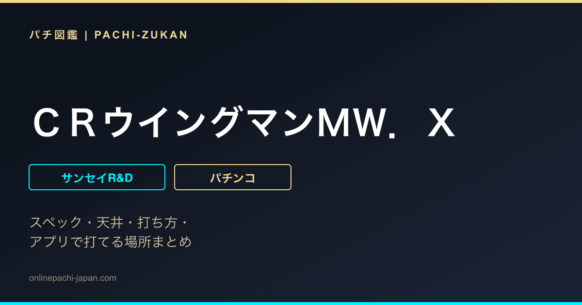 ＣＲウイングマンＭＷ．Ｘ