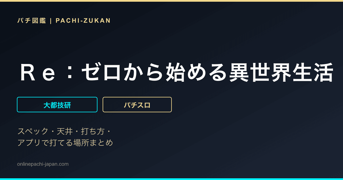 Ｒｅ：ゼロから始める異世界生活